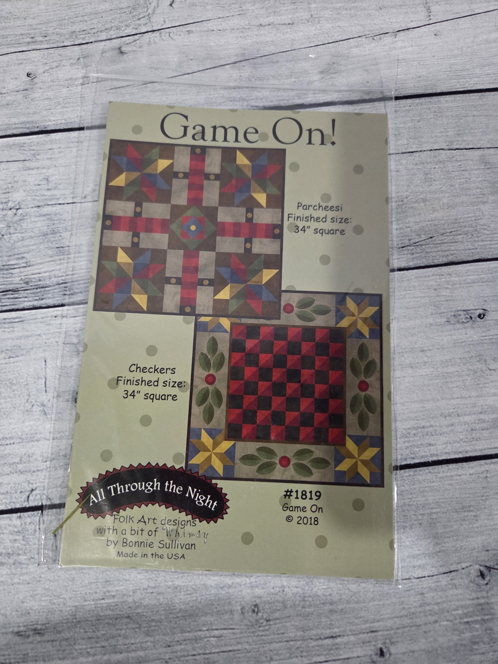 Folk Art Designs Quilting Pattern Game On!